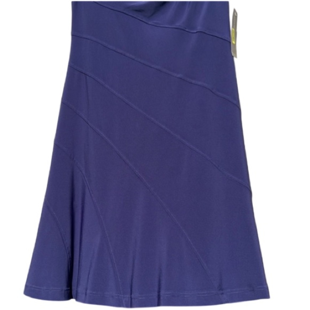 NWT Jones NY Sleeveless Tiered Dress Size 8 Navy Business Casual Work Career - Picture 6 of 16